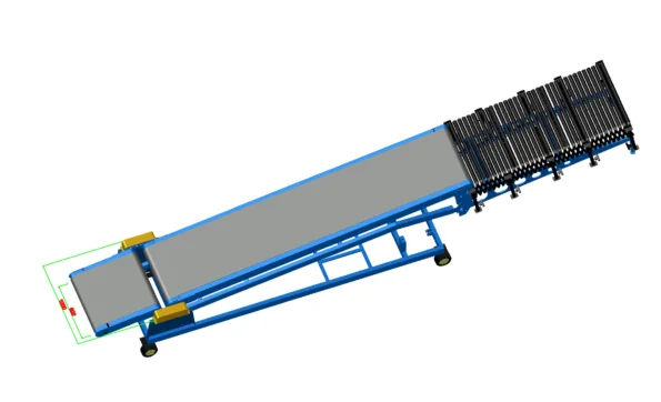 Medium Hydraulic Conveyor - Dimension Drawing - 2