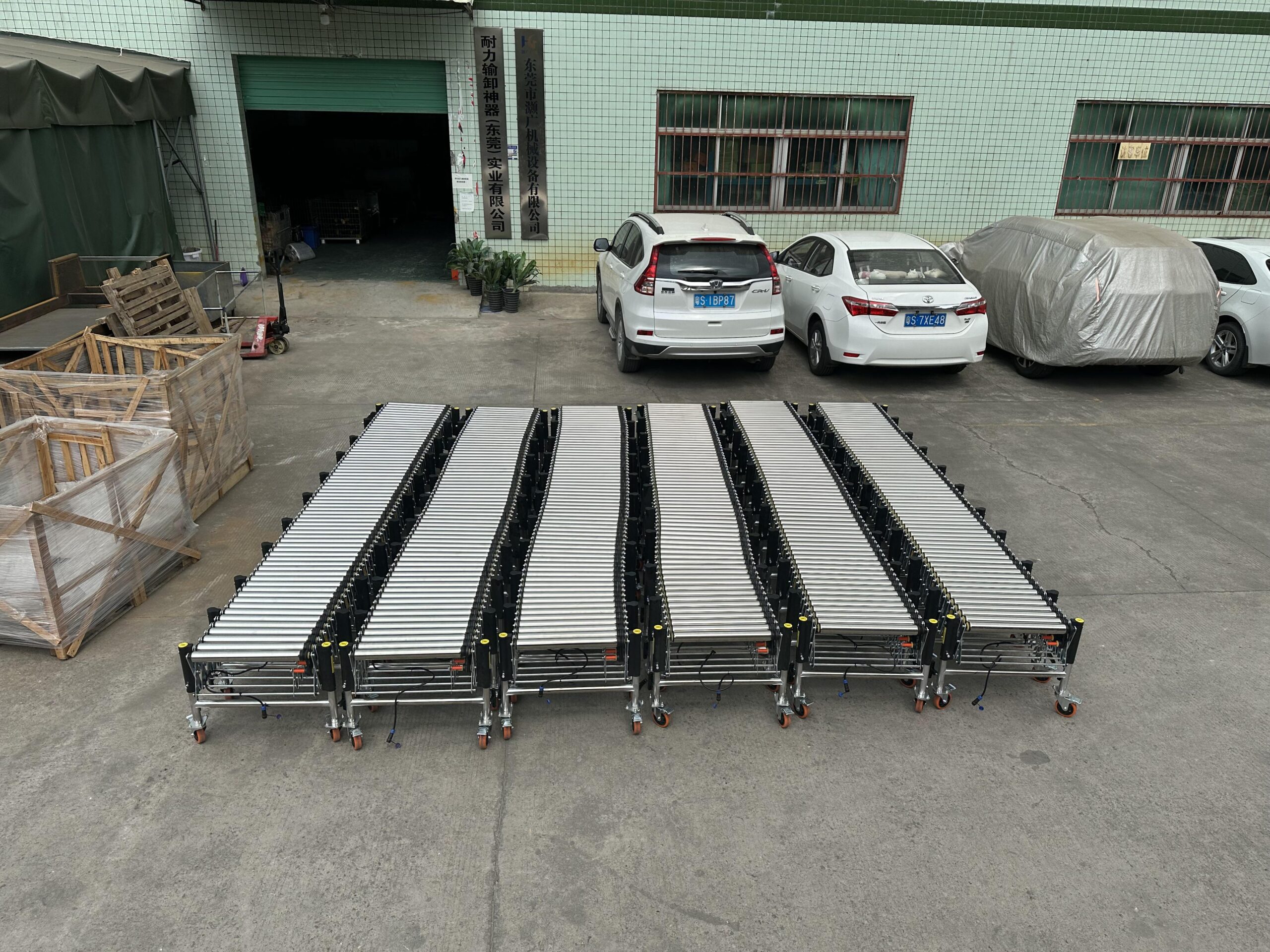 Powered Roller Conveyor - Multi-wedge Belt Driven