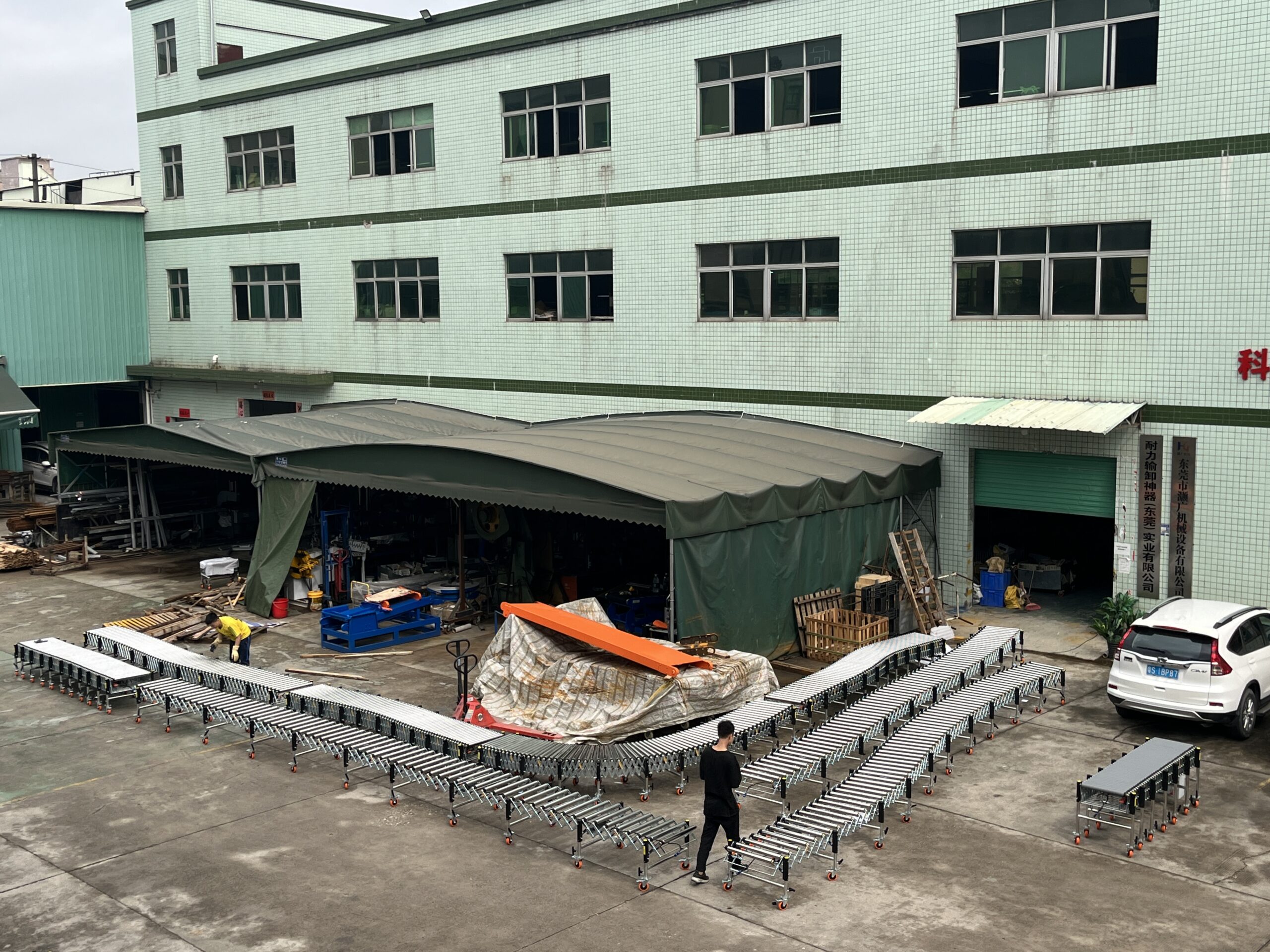 Powered Roller Conveyor - Multi-wedge Belt Driven