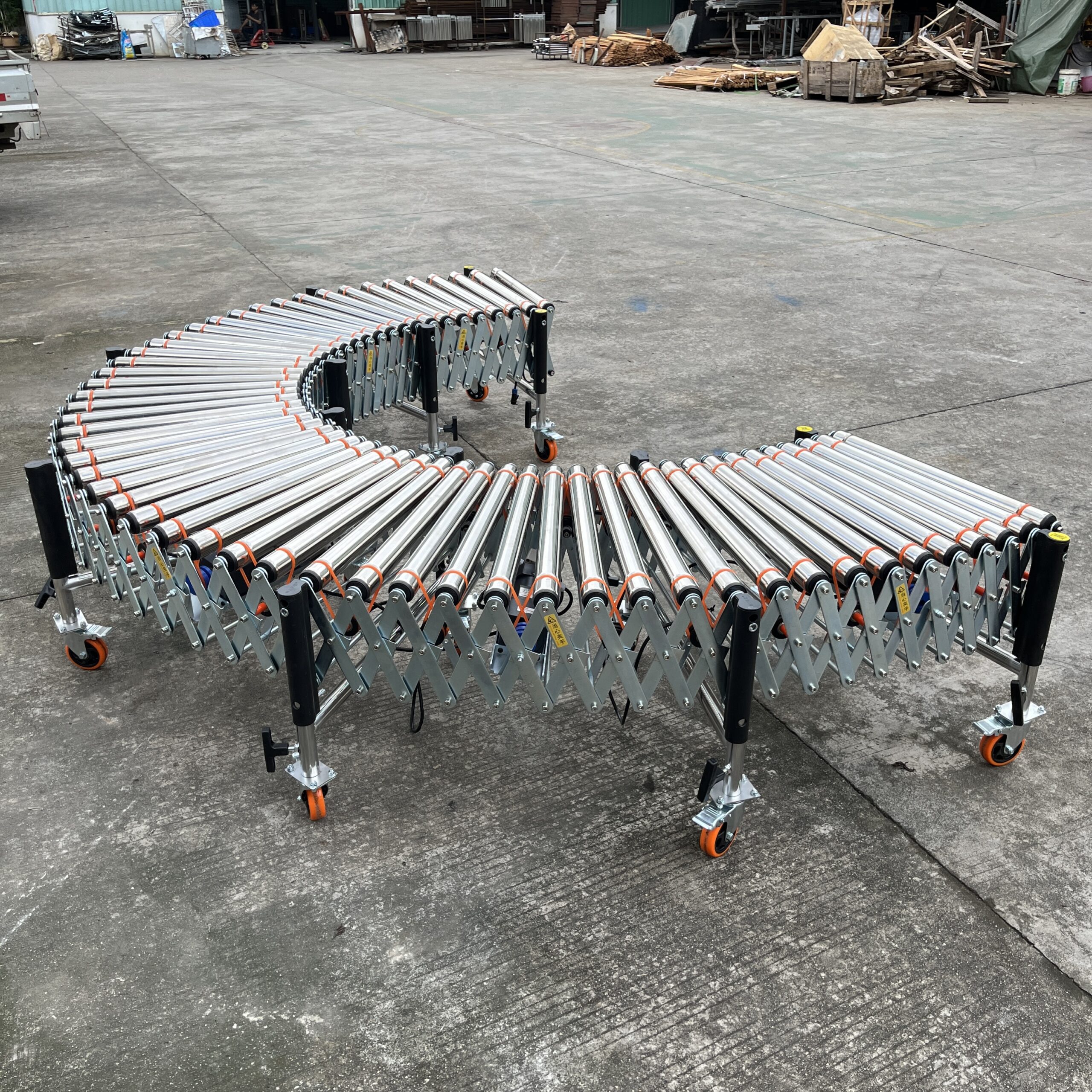 Powered Roller Conveyor - O-shaped Belt Driven