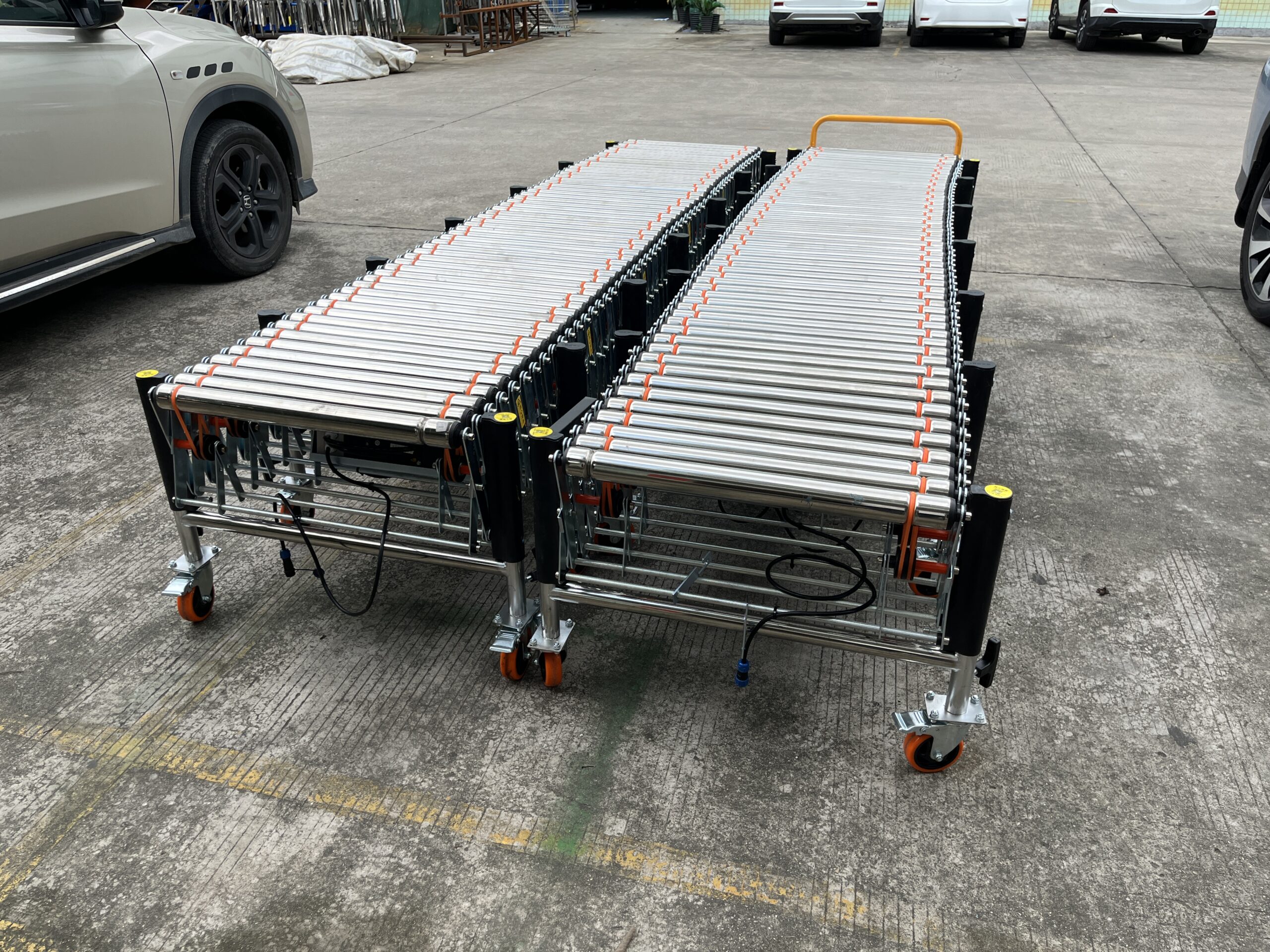 Powered Roller Conveyor - O-shaped Belt Driven