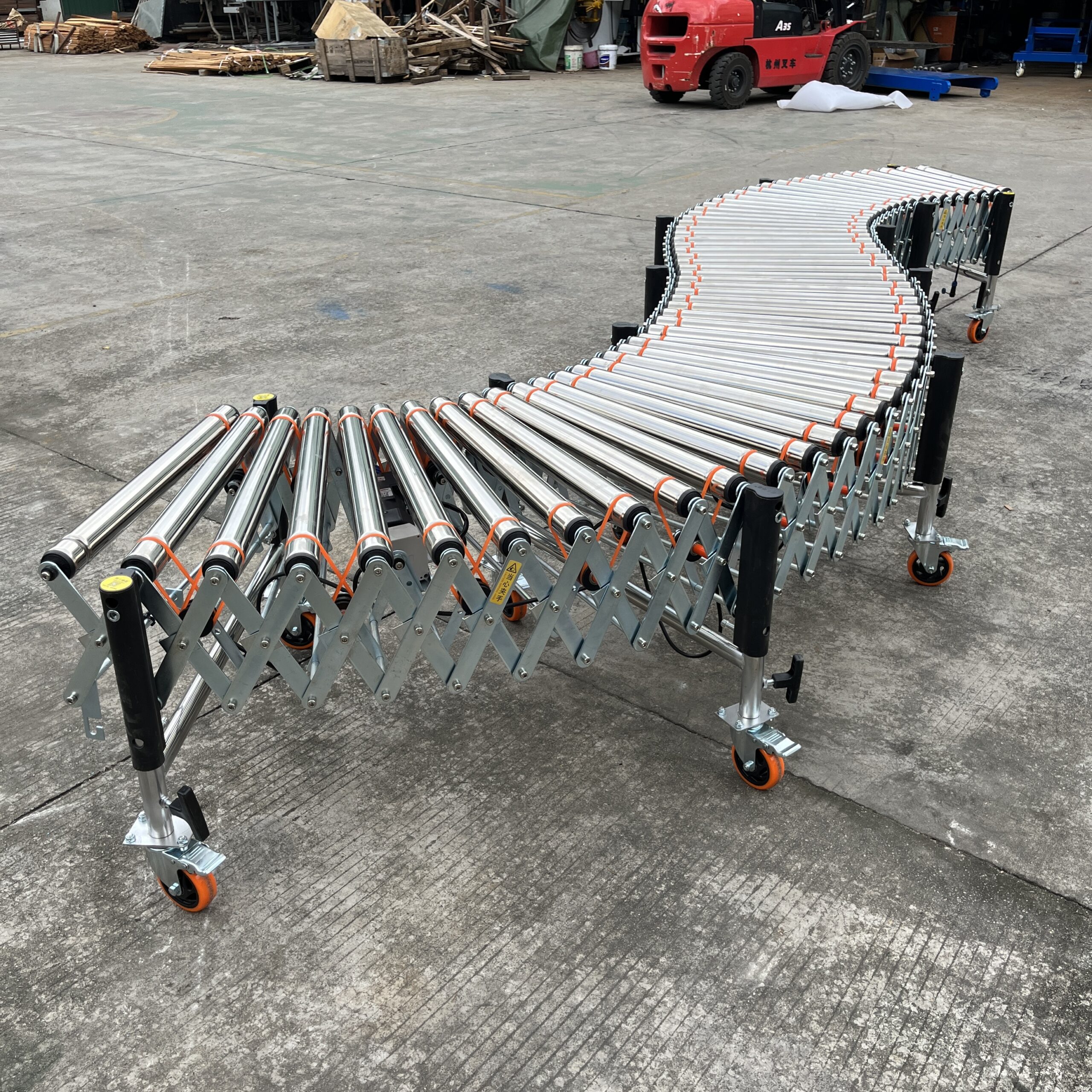 Powered Roller-Conveyor O-shaped Belt Driven