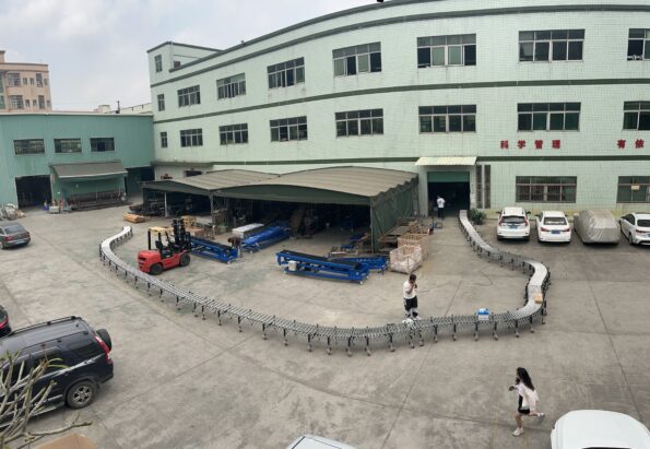 Expandable and Flexible Powered Roller Conveyor - Multi-wedge Belt Driven