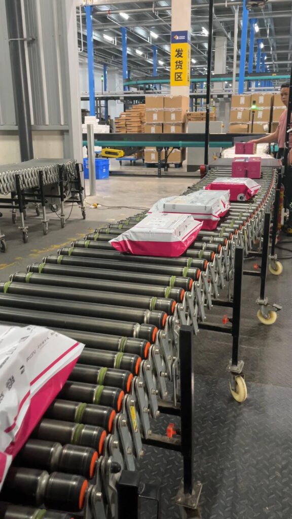 Powered Roller Conveyor – O-shaped Belt Driven